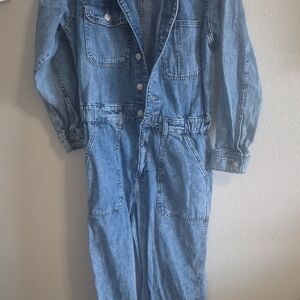 Universal Thread Light Blue Denim Overalls